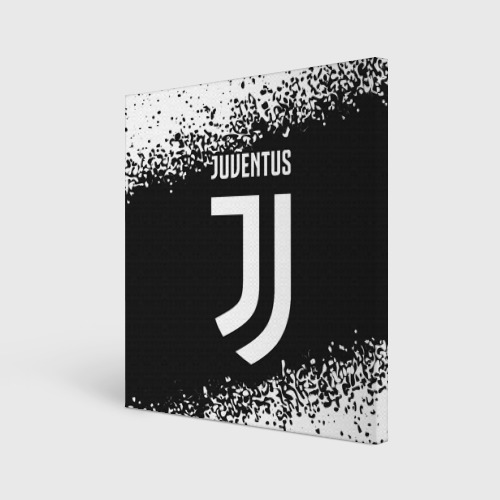 Холст квадратный JUVENTUS / ЮВЕНТУС, цвет 3D печать