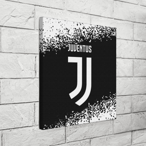 Холст квадратный JUVENTUS / ЮВЕНТУС, цвет 3D печать - фото 3