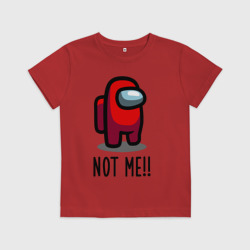 Детская футболка хлопок Among Us, Not Me!