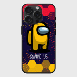 Чехол силиконовый для Apple iPhone 15 Pro матовый Among Us Амонг АС