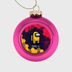 Ёлочный шар стеклянный/пластиковый Among Us Амонг АС