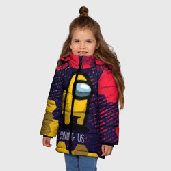 Зимняя куртка для девочек 3D Among Us Амонг АС - фото 2