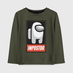 Детский лонгслив хлопок Among Us