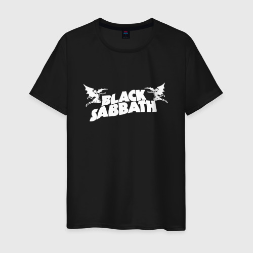 Мужская футболка хлопок Black Sabbath, цвет черный