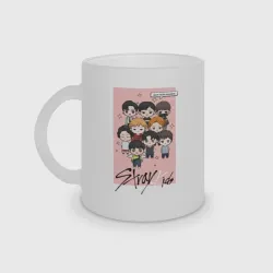 Кружка матовая стеклянная Stray Kids
