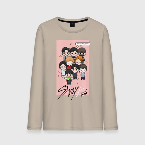 Мужской лонгслив хлопок Stray Kids