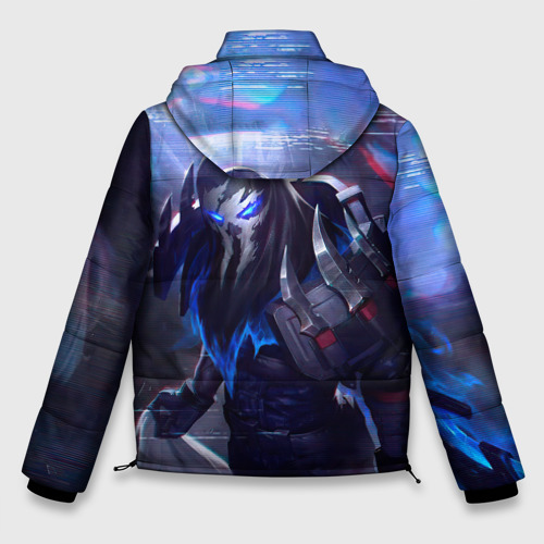 Мужская зимняя куртка 3D с принтом League of Legends Pyke, вид сзади #1