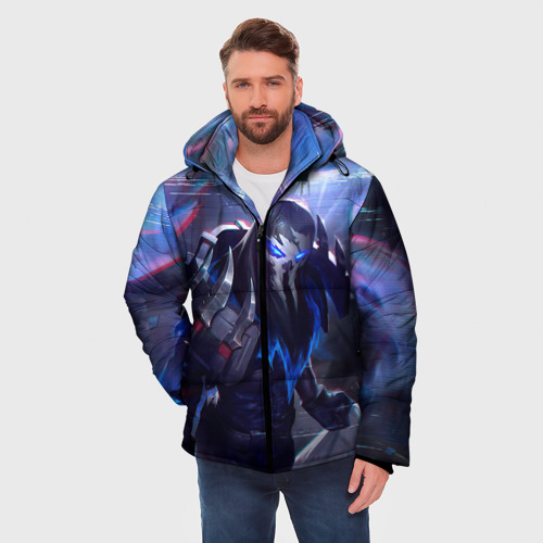 Мужская зимняя куртка 3D с принтом League of Legends Pyke, фото на моделе #1