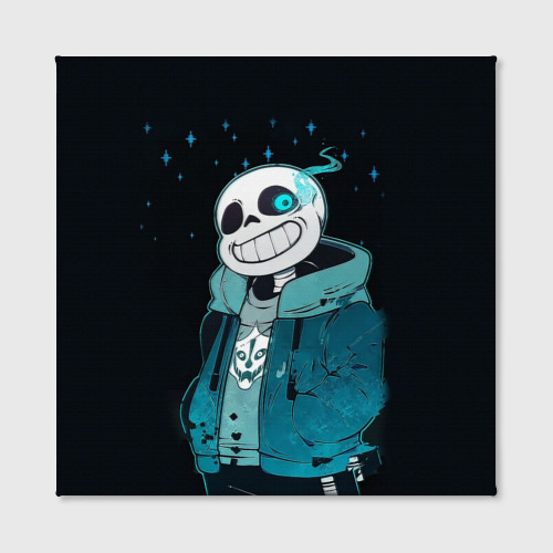 Холст квадратный Undertale Sans, цвет 3D печать - фото 2