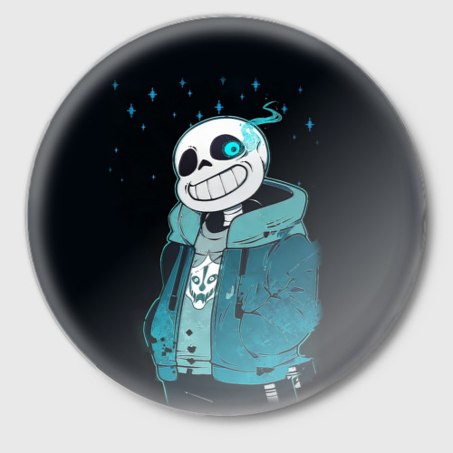 Значок Undertale Sans, цвет белый