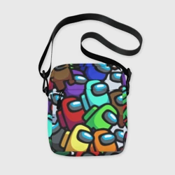 Сумка через плечо 3D Among us  паттерн 