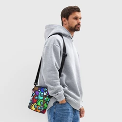 Сумка через плечо 3D Among us  паттерн  - фото 2