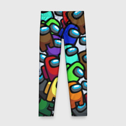 Детские леггинсы 3D Among us  паттерн 