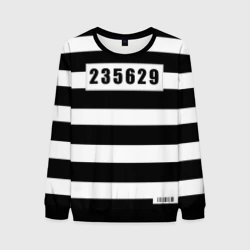 Мужской свитшот 3D Костюм заключенного