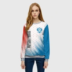 Женский свитшот 3D Футбол Россия Russia - фото 2