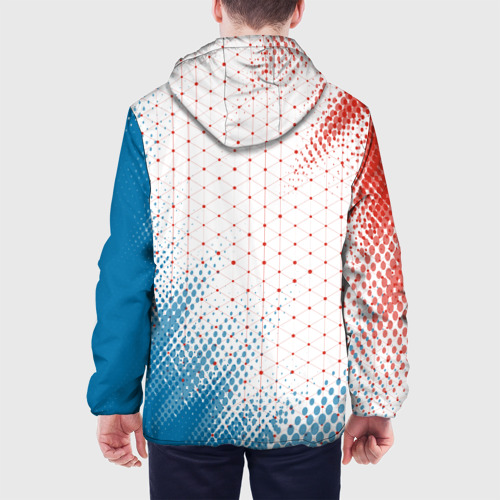 Мужская куртка 3D с принтом Футбол Россия Russia, вид сзади #2