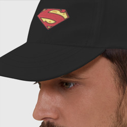 Супермен логотип - символ – Бейсболка с вышивкой с принтом купить
