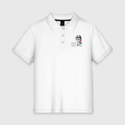 Женское поло хлопок Сергей Есенин  Пой