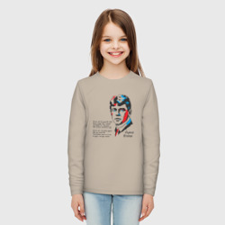 Детский лонгслив хлопок Сергей Есенин  Пой - фото 2