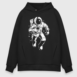 Space american football – Мужское худи Oversize хлопок с принтом купить со скидкой в -21%