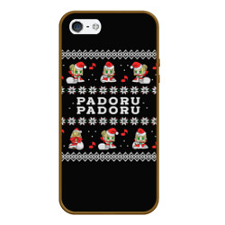 Чехол для iPhone 5/5S матовый Merry christmas padoru