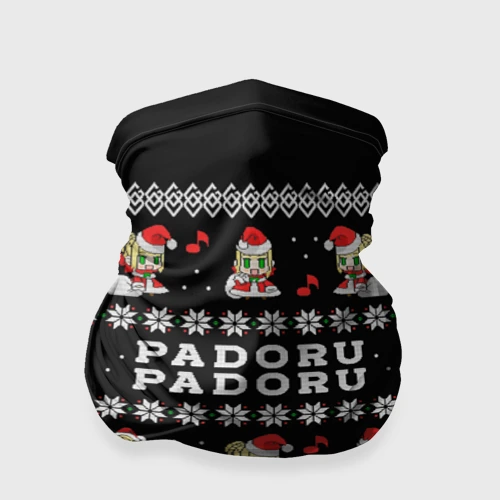 Бандана-труба 3D Merry christmas padoru meme