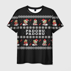 Мужская футболка 3D Merry christmas padoru