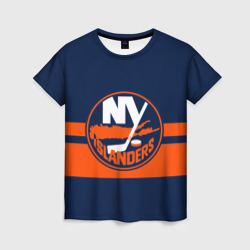 Женская футболка 3D NY Islanders NHL