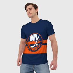 Мужская футболка 3D NY Islanders NHL - фото 2