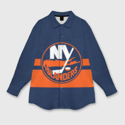 Мужская рубашка oversize 3D NY Islanders NHL