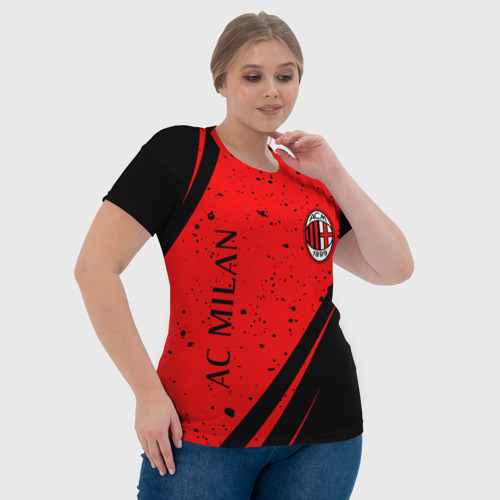 Женская футболка 3D AC Milan Милан - фото 6