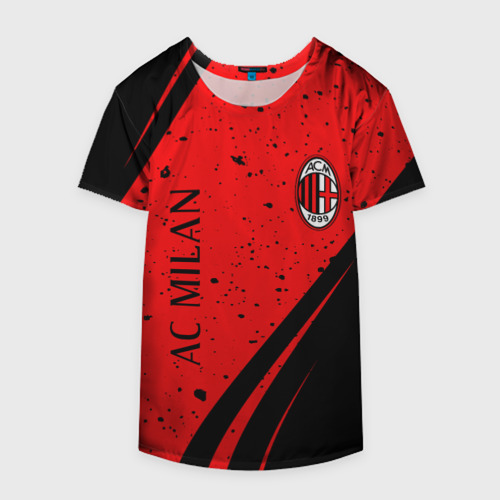 Накидка на куртку 3D AC Milan Милан, цвет 3D печать - фото 4