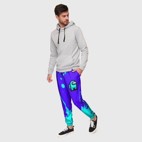 Мужские брюки 3D Among Us Амонг АС, цвет 3D печать - фото 3