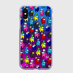 Чехол для iPhone XS Max матовый Among Us