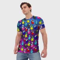 Мужская футболка 3D AMONG US - фото 2