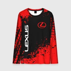 Мужской лонгслив 3D Lexus