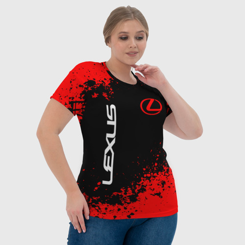 Женская футболка 3D с принтом LEXUS, фото #4