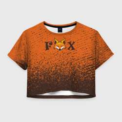 Женская футболка Crop-top 3D FOX