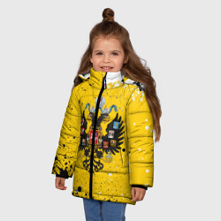 Зимняя куртка для девочек 3D Российская Империя - фото 2