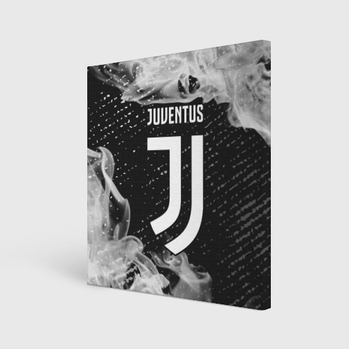 Холст квадратный Juventus Ювентус, цвет 3D печать