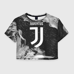 Женская футболка Crop-top 3D Juventus Ювентус