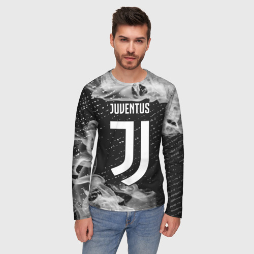 Мужской лонгслив 3D Juventus Ювентус, цвет 3D печать - фото 3