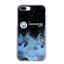 Чехол для iPhone 7Plus/8 Plus матовый Manchester city Манчестер Сити