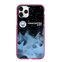 Чехол для iPhone 11 Pro матовый Manchester city Манчестер Сити