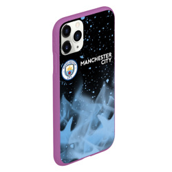 Чехол для iPhone 11 Pro матовый Manchester city Манчестер Сити - фото 2