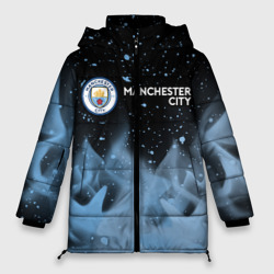 Женская зимняя куртка Oversize Manchester city Манчестер Сити