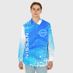 Мужская рубашка oversize 3D Nissan Ниссан - фото 2