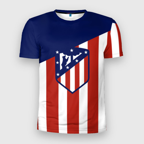 Мужская футболка 3D Slim Atletico Madrid, цвет 3D печать