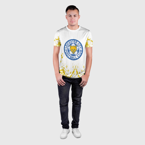 Мужская футболка 3D Slim Leicester City, цвет 3D печать - фото 4