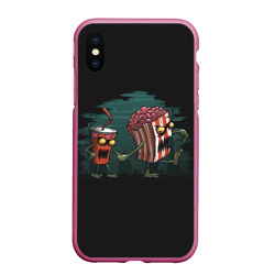 Чехол для iPhone XS Max матовый Zombie